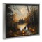 Stupell Industries Autumn Ghosts at Lake Floating Frame, design by Arlington Prints